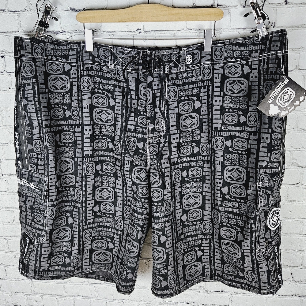 MAUI BUILT | Big Boy Hana all over print boardshorts